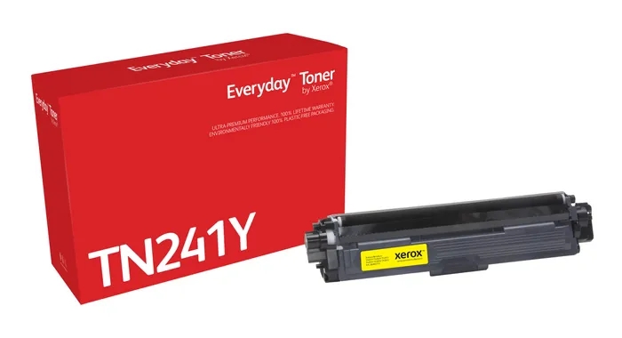 [006R03715] Xerox Everyday Brother TN241/TN242 Amarillo Cartucho de Toner Generico - Reemplaza TN241Y/TN242Y