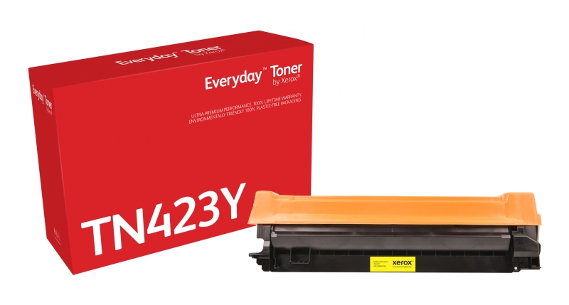 Xerox Everyday Brother TN421/TN423/TN426 Amarillo Cartucho de Toner Generico - Reemplaza TN421Y/TN42