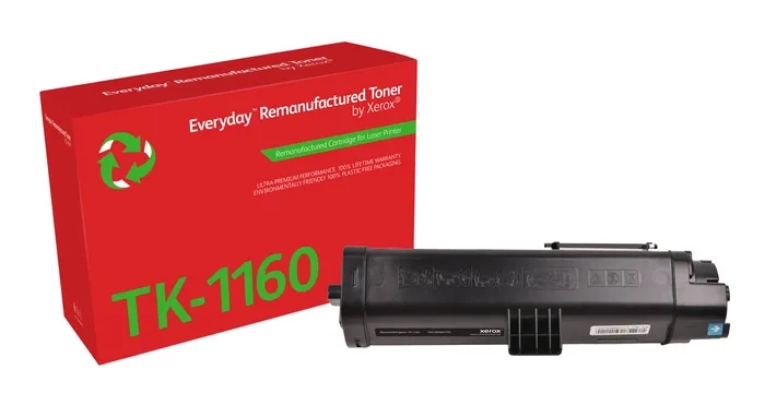 [006R04795] Xerox Everyday Kyocera TK1160 Negro Cartucho de Toner Remanufacturado - Reemplaza 1T02RY0NL0