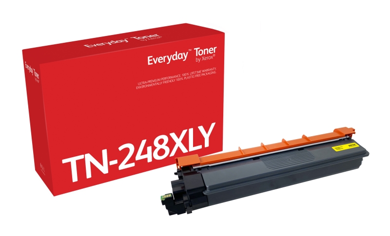 [006R04878] Xerox Everyday Brother TN248XL Amarillo Cartucho de Toner Generico - Reemplaza TN248XLY