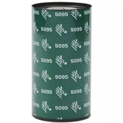 Zebra ZipShip 5095 Pack de 12 Cintas de Transferencia Termica Original - Cintas de Resina - Nucleo 1