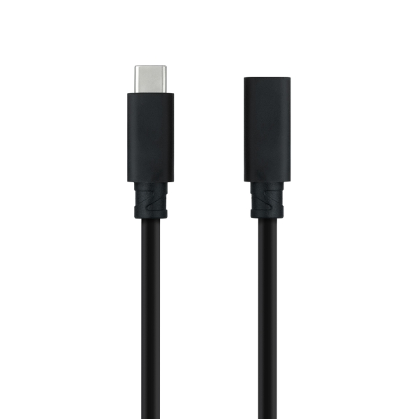 Nanocable Cable Prolongador USB-C 3.2 Macho a USB-C 3.2 Hembra - Gen2x2 20Gbp - 100W 5A - 4K 60Hz -