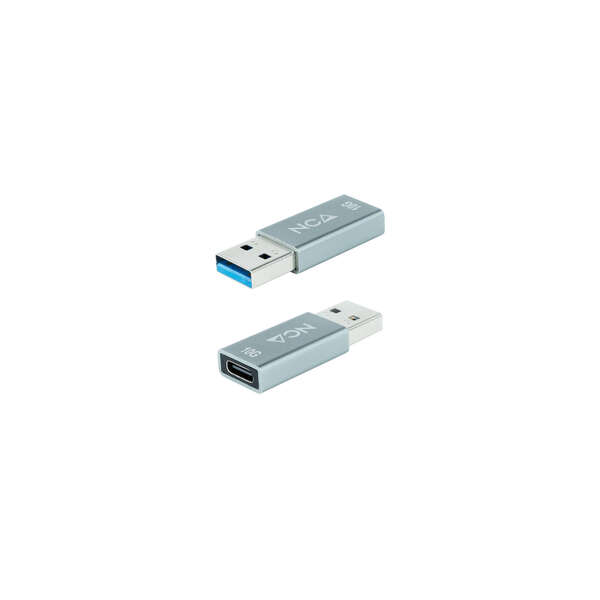 [10.02.0013] Nanocable Adaptador USB-A 3.1 Gen 2 Macho a USB-C Hembra - Transferencia de Datos de hasta 10 Gbps -