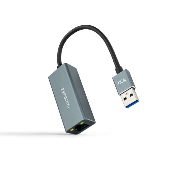 [10.03.0405] Nanocable Adaptador de Red USB 3.0 a Ethernet Gigabit 10/100/1000 Mbps
