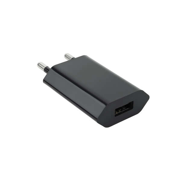 [10.10.2002] Nanocable Mini Cargador de Red USB 5V - Color Negro