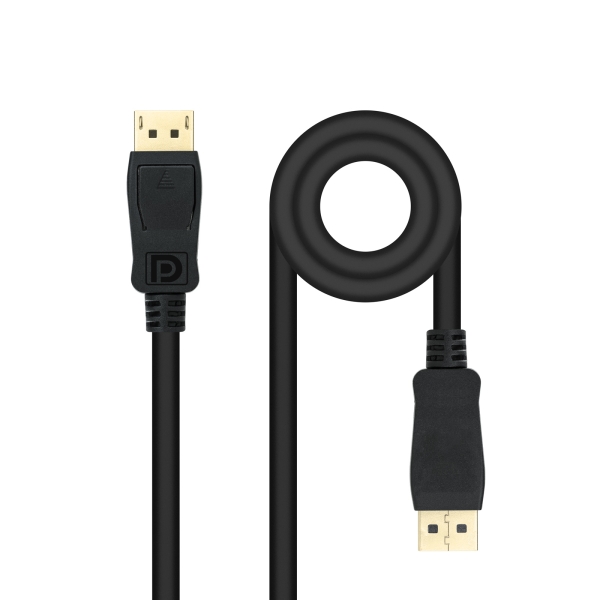 Nanocable Cable Displayport 1.4 DP/M-DP/M - Longitud 1m - Soporta Resoluciones de Video de hasta 8K