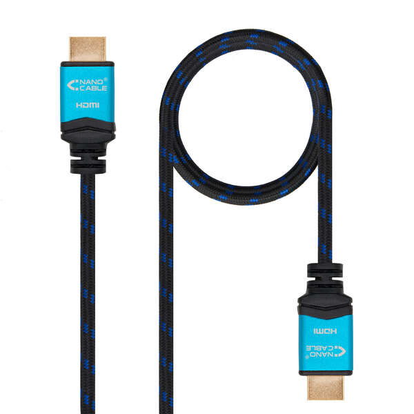 Nanocable Cable HDMI v2.0 Macho a HDMI v2.0 Macho 5m - 4K@60Hz 18Gbps - Alta Velocidad - Recubierto