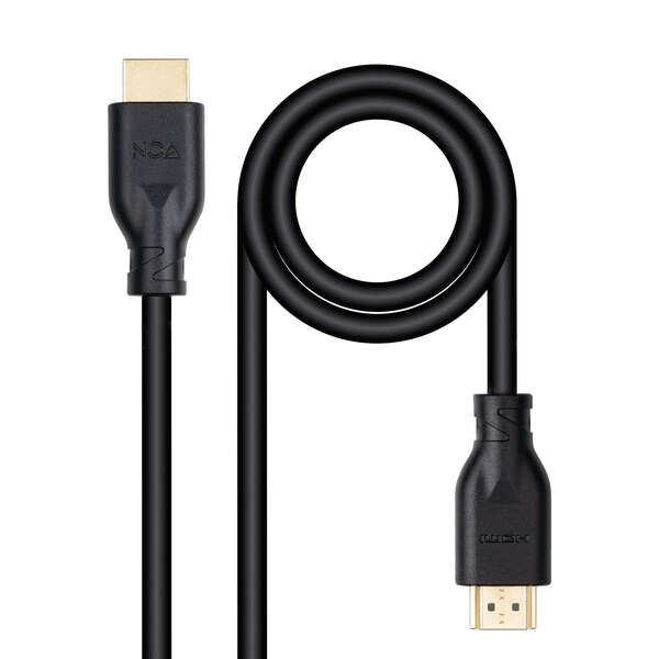 [10.15.3900] Nanocable Cable HDMI V2.0 4K@60Hz 18Gbps CCS 0.5m - Color Negro