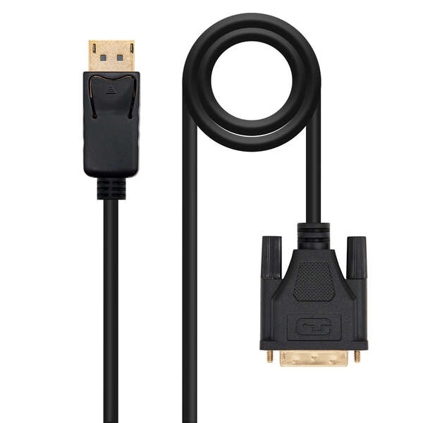 [10.15.4501] Nanocable Cable Conversor Displayport/M A Dvi/M - 1.0m - Color Negro