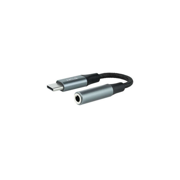 Nanocable Cable Adaptador Audio Jack 3.5mm Hembra a USB-C Macho - Cable Acabado en Nylon - Conectore