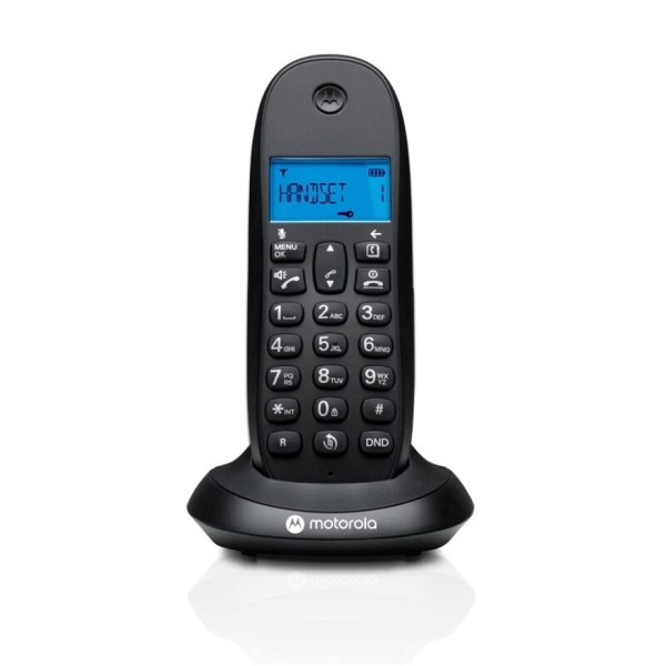 [107C1001CB+] Motorola C1001L Telefono Inalambrico Dect - Identificador de Llamada - Manos Libres