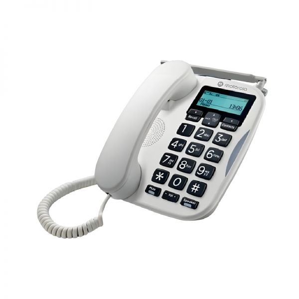 [107FW500] Motorola FW500L Telefono Fijo - 4G - Conexion a linea o a SIM - Manos Libres