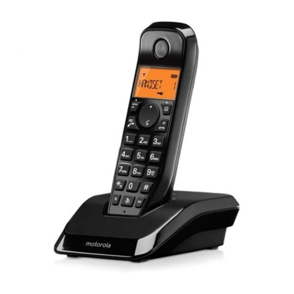 [107S1201BLACK] Motorola S1201 Telefono Inalambrico Dect - Identificador de Llamada - Contestador - Manos Libres - C