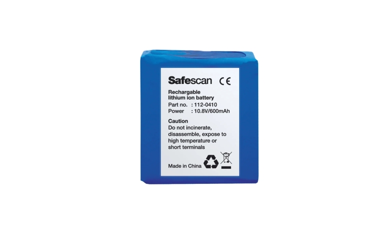 [112-0410] Safescan LB-105 Bateria Recargable para Detector de Billetes Falsos Safescan 155-S, 165-S y 185-S -