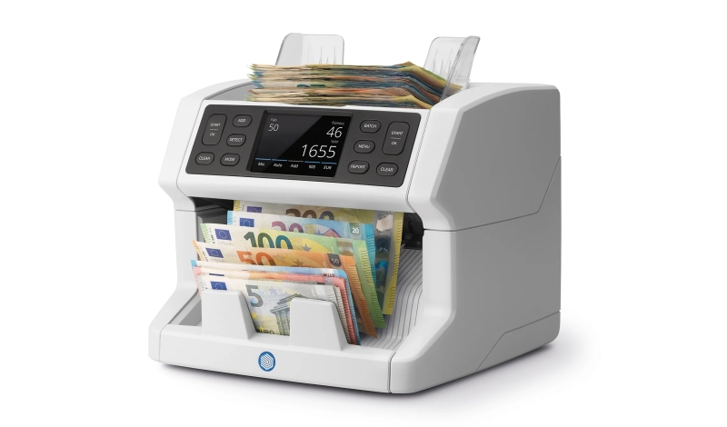 Safescan 2865-S Contadora de Billetes - Puede Contar Billetes Mezclados - Pantalla Tactil - Capacida