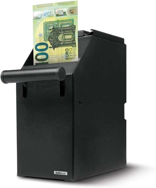 Safescan 4100 - Almacenamiento Seguro de Billetes - Diseño Duradero de Acero - Acceso Facil y Discre