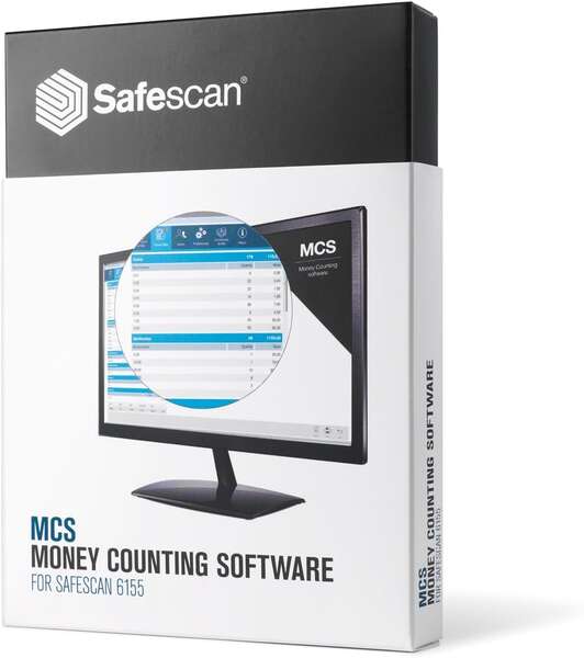 Safescan MCS Software para Conteo de Dinero - Compatible con Safescan 2465-S, 2665-S, 2685-S, 2865-S