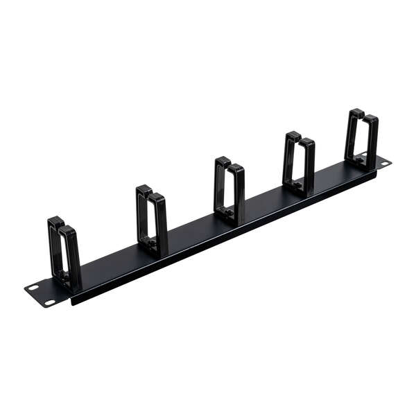 [20.10.50P] Aiten Data Guia 1U Cableado Plastico 5 Anillos sin Tapa