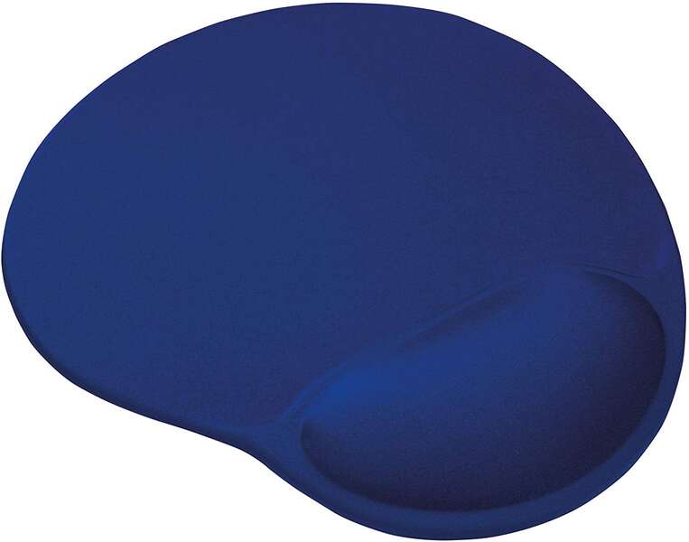 [TR20426] Trust BigFoot Alfombrilla Raton Ergonomica - Reposamuñecas de Gel - Medidas 23.6x20.5 cm - Color Azu