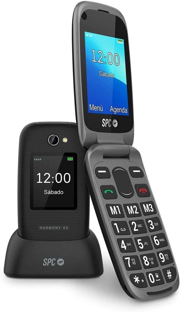SPC Harmony 4G Telefono Movil para Mayores - Botones Grandes Retroiluminados - Volumen de Timbre de