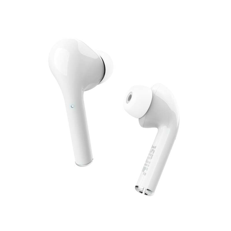 Trust Nika Auriculares Bluetooth 5.0 - TWS - Controles Tactiles - Autonomia hasta 16h - Estuche de C