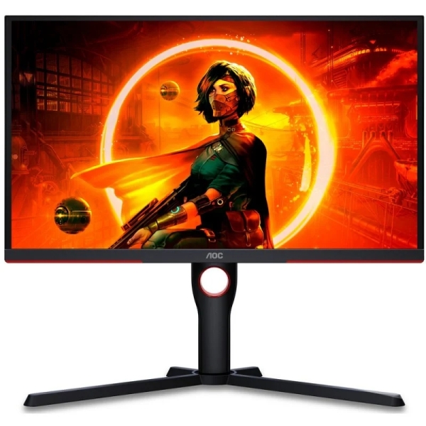 [25G3ZM/BK] AOC Monitor 24.5" LED VA FullHD 240Hz FreeSync Premium - Respuesta 1ms - Ajustable en Altura, Girato