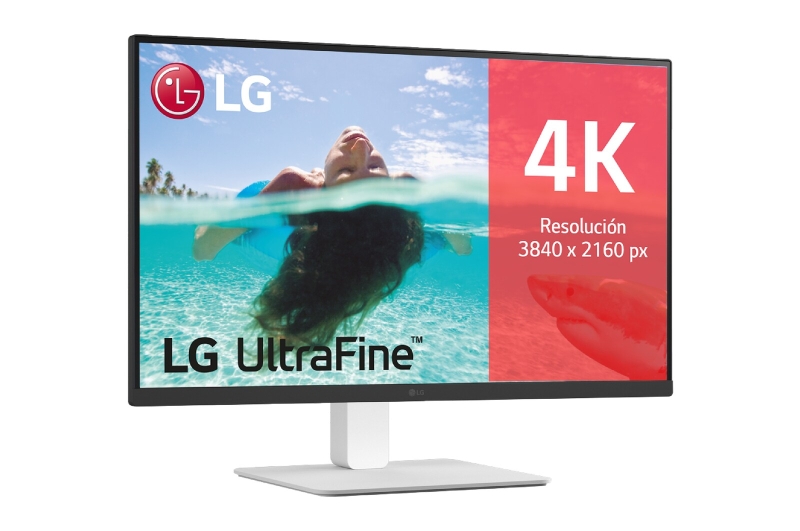 LG UltraFine Monitor LED 27" IPS UltraHD 4K HDR10 - 60Hz - Respuesta 5ms - Angulo de Vision 178º - 1