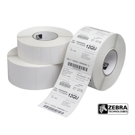 Zebra Z-Select 2000T Pack de 12 Rollos de Etiquetas Termicas Originales 102x76mm - Adhesivo Permanen