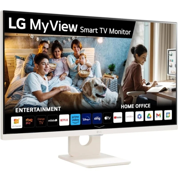 LG MyView Smart Monitor 31.5" LED IPS FullHD 1080p 60Hz WiFi, Bluetooth - Altavoces - Angulo de Visi