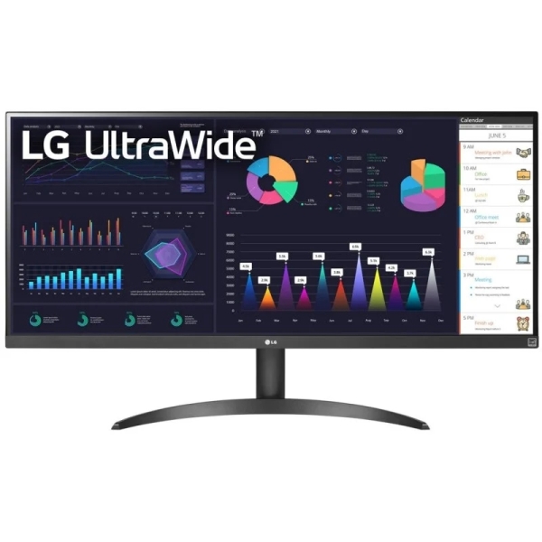 LG Ultrawide Monitor 34" LED IPS UltraWide FullHD 100Hz FreeSync - Respuesta 5ms - Angulo de Vision