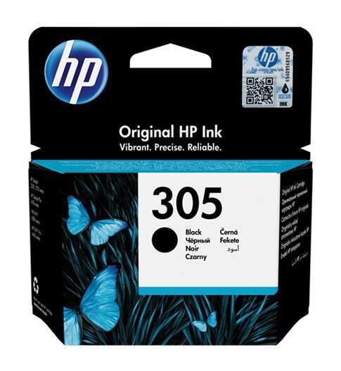[3YM61AE] HP 305 Negro Cartucho de Tinta Original - 3YM61AE