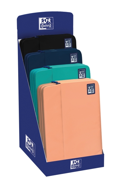 [400197112] Oxford Young Proof B-Case Expositor con 10 Fundas para Portatil hasta 16" - Compartimento Acolchado