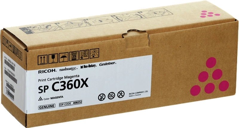 Ricoh Aficio SP-C361 Magenta Cartucho de Toner Original - 408252/SPC360X