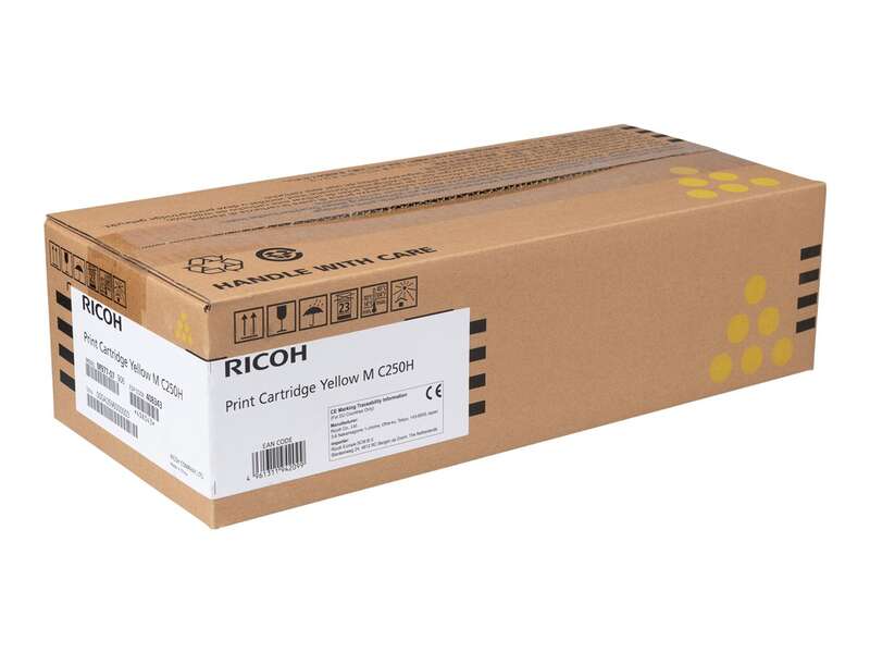 [408343] Ricoh MC250FW/P301W Amarillo Cartucho de Toner Original - 408343/M C250HY