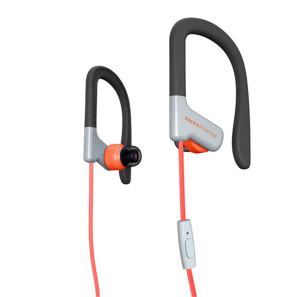 [429349] Energy Sistem Auriculares Sport 1 Microfono - Ajuste Seguro - Resistente al Sudor - Control de Conve