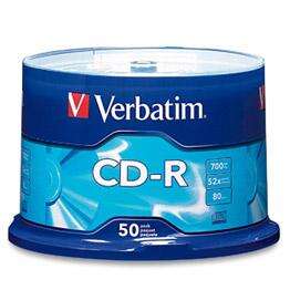 [43351] Verbatim CD-R 52x 700MB (Tarrina 50 Uds)