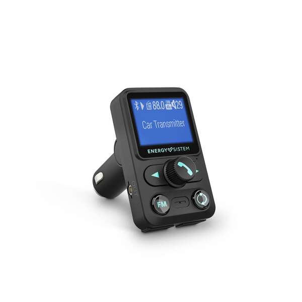 [455249] Energy Sistem Transmisor de Coche FM XTRA - LCD 1 -4" - Bluetooth - MicroSD - USB MP3 - Asistente de