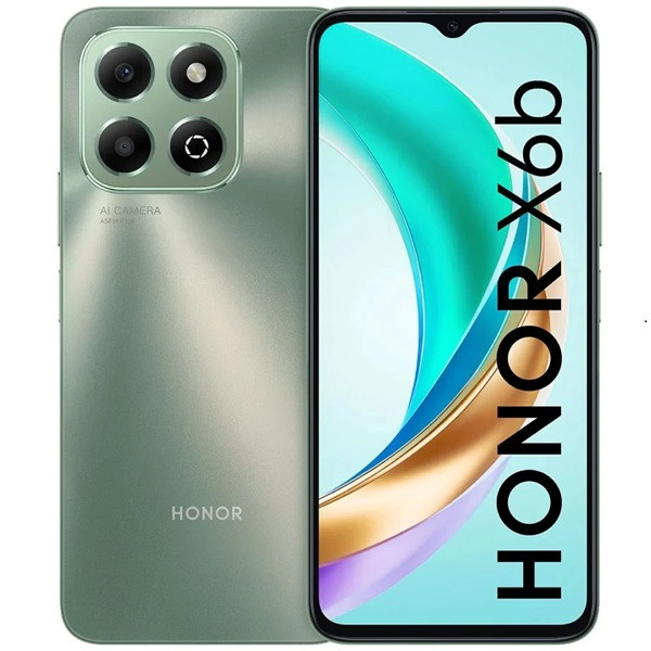 [5109BGGA] Honor X6b Smartphone Pantalla 6.56" - 4+4GB - 128GB - Camara Principal 50MP - Bateria 5200mAh - Admi