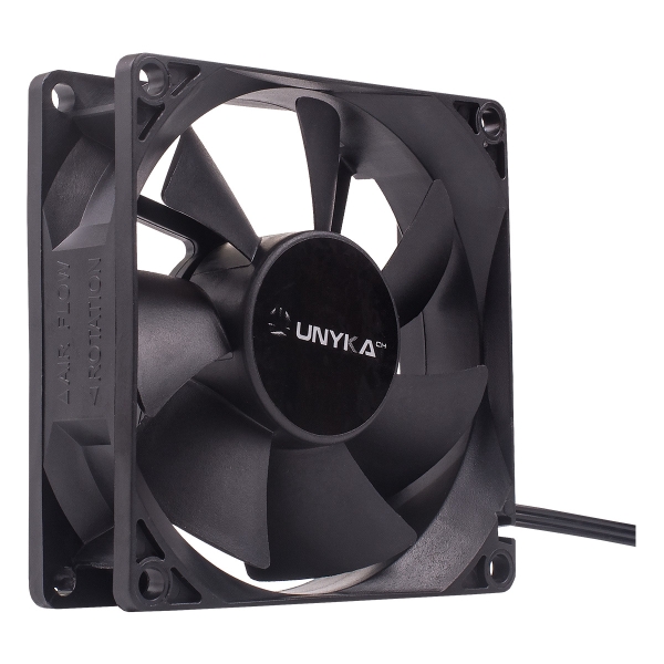 [51789] Unykach Ventilador 90mm - Velocidad Max. 2000rpm - Color Negro
