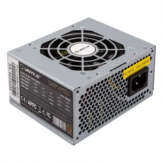 [52003] Unykach SFX 300W 80% Plus Bronce Fuente de Alimentacion 300W MATX/SFX - Ventilador 80mm