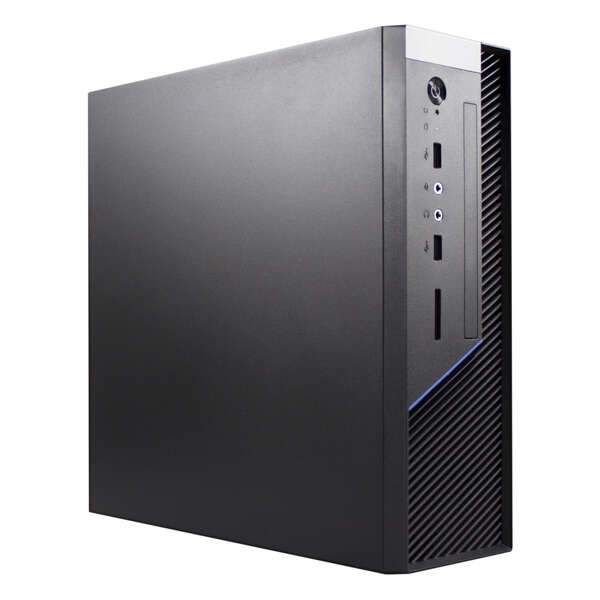 [52092] Unykach Caviar 1K Caja Torre ITX, DTX - Tamaño Disco Soportado 2.5" - USB-A 3.2, Audio, Lector de Ta