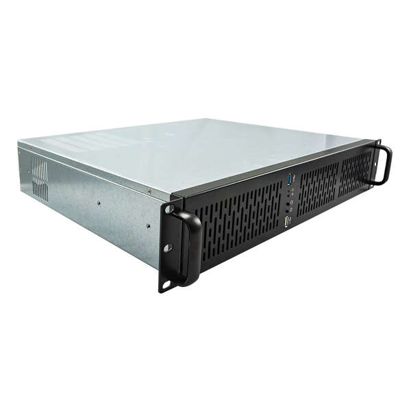 [52095] Unykach UK2129 Caja Rack 2U 19" - Tamaños de Disco Soportados 2.5", 3.5" - Filtro Frontal Antipolvo