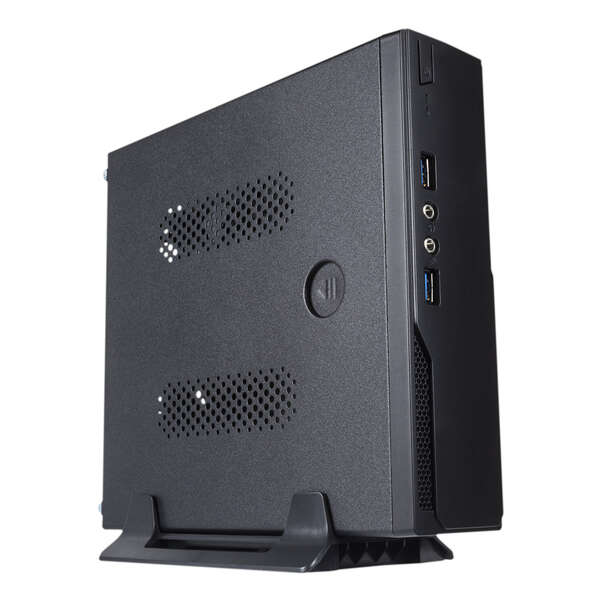 [53000] Unykach UK1003 Caja Mini-Torre Mini-ITX - Fuente de Alimentacion 120W Incluida - Tamaño Disco Soport