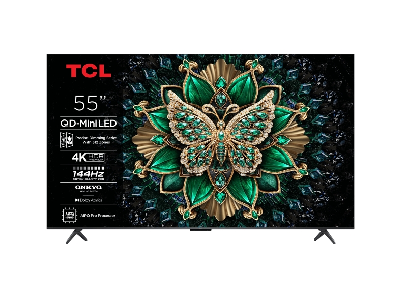 [55C6K] TCL 55C6K Televisor Smart TV 55" MiniLED UltraHD 4K - Google TV - 144Hz - Sonido Onkyo - Dolby Visio
