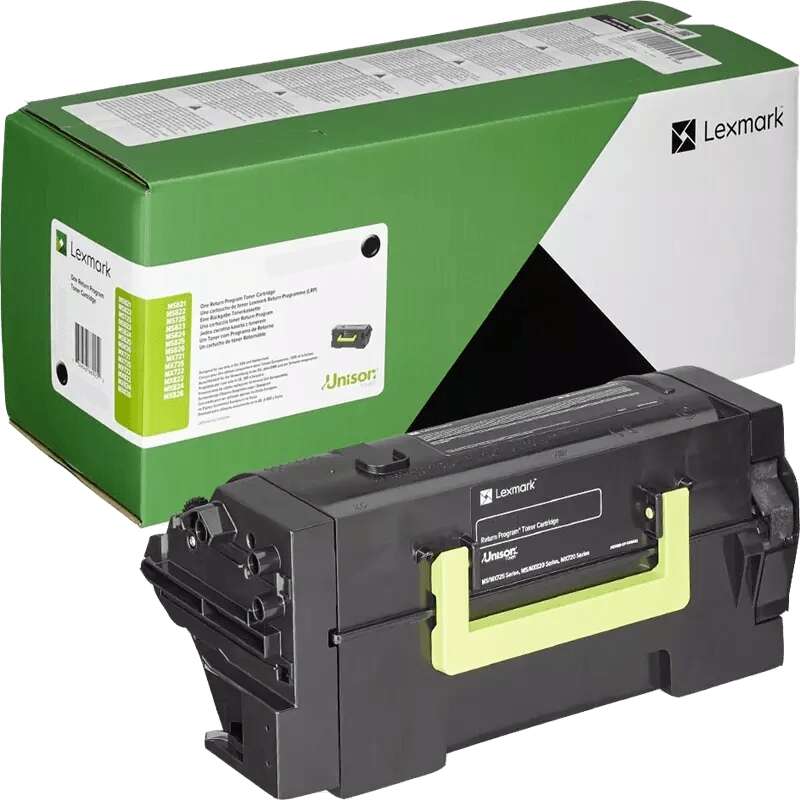 Lexmark MS725/MS823/MS825/MS826/MX721/MX722/MX822/MX826 Negro Cartucho de Toner Original - 58D2X0E (