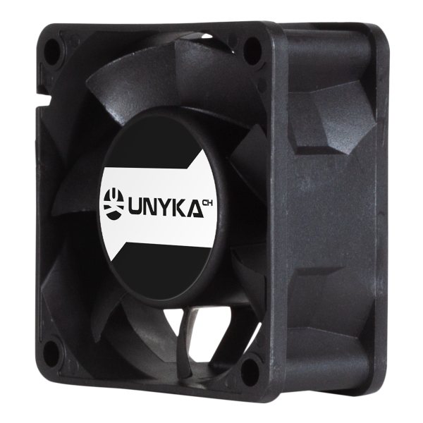 [80.60.25] Unykach Server Ventilador 60mm de Doble Bola - Velocidad Max. 3000rpm - Conector de 4 Pines con Cont
