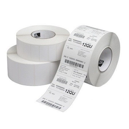Zebra Z-Select 2000T Pack de 12 Rollos de Etiquetas Termicas Originales 75x51mm - Adhesivo Permanent