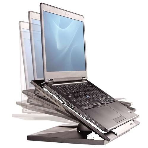 Fellowes Designer Suites Soporte para Portatil - Altura Ajustable en 4 Posiciones - Angulo de Inclin
