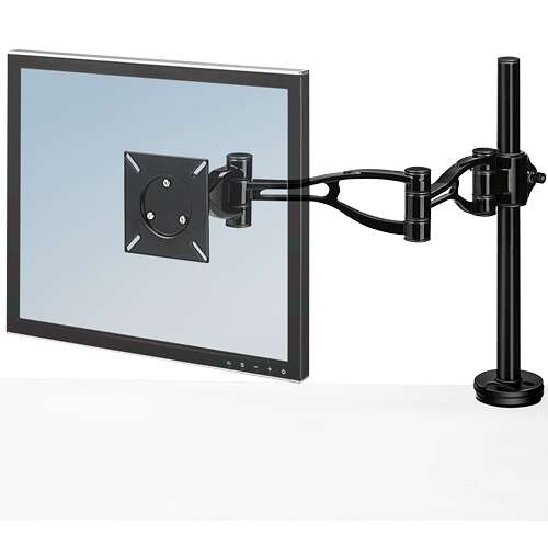 [8041601] Fellowes Brazo para Monitor Individual - Ajustable en Altura - Regulable en Profundidad - Ajuste de
