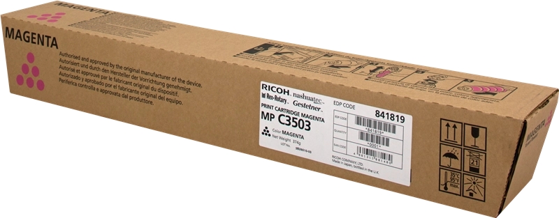 Ricoh Aficio MP-C3003/MP-C3004/MP-C3503/MP-C3504/MP-C4504/MP-C5504/MP-C6004 Magenta Cartucho de Tone